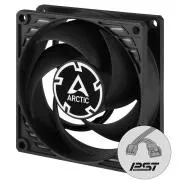 Ventilator de carcasă ARCTIC P8 PWM PST CO - ventilator de carcasă PWM standard de 80 mm cu tehnologie cu rulment dublu cu bile
