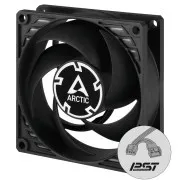 Ventilator de carcasă ARCTIC P8 PWM PST CO - ventilator de carcasă PWM standard de 80 mm cu tehnologie cu rulment dublu cu bile