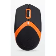 AMEI AM-M101O/Ergonomic/Optic/1600 DPI/USB cu fir/Negru-Portocaliu