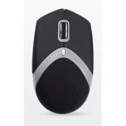 AMEI AM-M101S/Ergonomic/Optic/1600 DPI/USB cu fir/Negru-argintiu