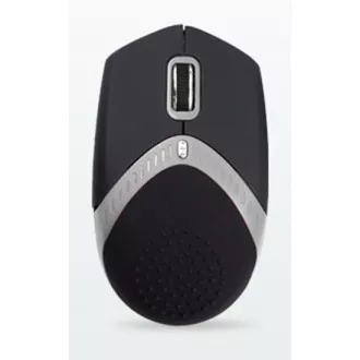 AMEI AM-M101S/Ergonomic/Optic/1600 DPI/USB cu fir/Negru-argintiu