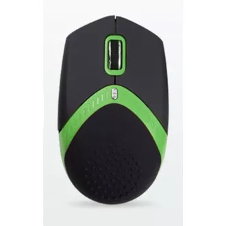AMEI AM-M101G/Ergonomic/Optic/1600 DPI/USB cu fir/Negru-Verde