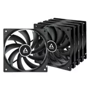 ARCTIC F12 Value Pack (Negru) - Ventilator carcasa ARCTIC F12 - Ventilator carcasa de 120 mm cu zgomot redus - Pachet de 5 buc.
