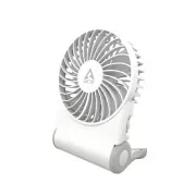 ARCTIC Summair 2Go (Alb) - Ventilator de buzunar reîncărcabil cu suport (durată de viață a bateriei de 74 de ore și variație)
