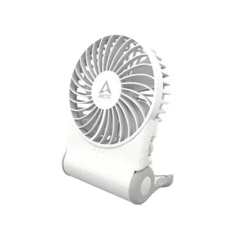 ARCTIC Summair 2Go (Alb) - Ventilator de buzunar reîncărcabil cu suport (durată de viață a bateriei de 74 de ore și variație)