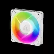 ARCTIC P12 Pro A-RGB (alb) - Ventilator PWM A-RGB de 120 mm cu splitter de cablu