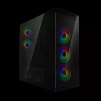 ARCTIC Xtender (Negru) fereastră neagră fără GPU