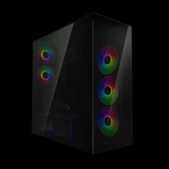 ARCTIC Xtender (Negru) fereastră neagră cu GPU