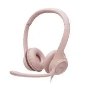 Brusc. set Logitech Stereo USB Headset H390,roz