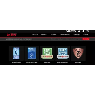 Adata XPG VALOR MESH/Midi Tower/Transpar./alb Adata XPG VALOR MESH/Midi Tower/Transpar./alb