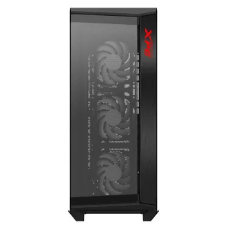Adata XPG BATTLECRUISER II/Midi Tower/Transpar./Negru