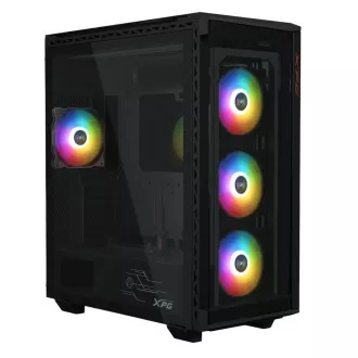 Adata XPG BATTLECRUISER II/Midi Tower/Transpar./Negru