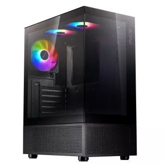 Adata XPG INVADER X MINI/Midi Tower/Transpar./Negru