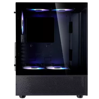 Adata XPG INVADER X MINI/Midi Tower/Transpar./Negru