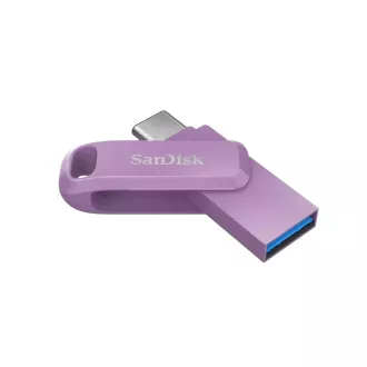SanDisk Ultra Dual Drive Go/256 GB/USB 3.2/USB-A + USB-C/Violet