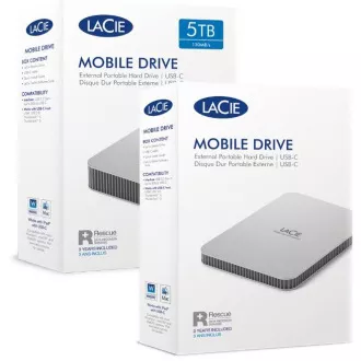 LaCie Mobile/5TB/HDD/Extern/2.5"/SATA/Gri/3R