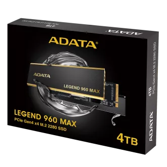 ADATA LEGEND 960 MAX/4TB/SSD/M.2 NVMe/Negru/radiator/5R