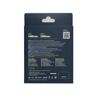 Patriot TRANSPORTER Lite/512GB/SSD/Extern/Negru/3R