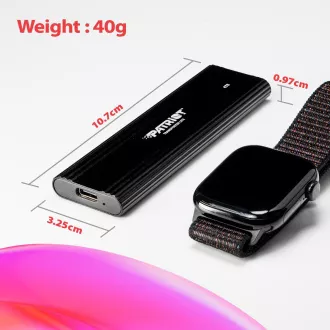 Patriot TRANSPORTER Lite/1TB/SSD/Extern/Negru/3R