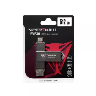 Patriot VIPER PVP30/512GB/SSD/Extern/Negru/3R