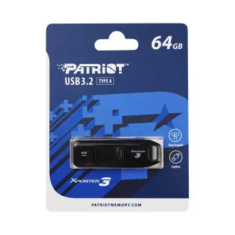 Patriot Xporter 3 Slider/64GB/USB 3.2/USB-A/Negru Patriot Xporter 3 Slider/64GB/USB 3.2/USB-A/Negru