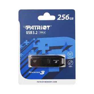 Patriot Xporter 3 Slider/256 GB/USB 3.2/USB-A/Negru Patriot Xporter 3 Slider/256 GB/USB 3.2/USB-A/Negru