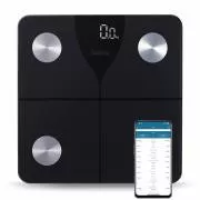 Salente SlimFit, cântar fitness inteligent, diagnosticare personală, Bluetooth, negru