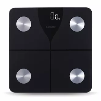 Salente SlimFit, cântar fitness inteligent, diagnosticare personală, Bluetooth, negru