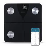 Salente SlimFit, cântar fitness inteligent, diagnosticare personală, Bluetooth, negru
