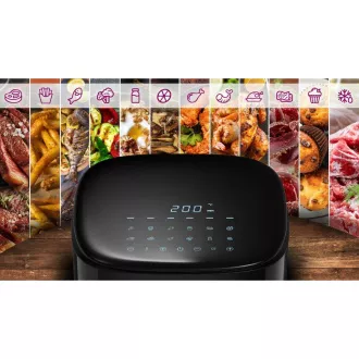 Salente AirFit, friteuza cu aer cald 4 in 1, 3,5 l, negru