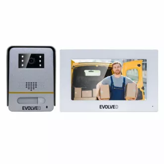 EVOLVEO DoorPhone AP1-2, telefon video cu fir cu aplicatie, alb