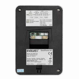 EVOLVEO DoorPhone AP1-2, telefon video cu fir cu aplicatie, alb