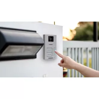 Videofon cu fir EVOLVEO DoorPhone AP2-2 pentru doua apartamente cu aplicatie, alb