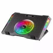 EVOLVEO Ania 16, placă de răcire pentru laptop, 5 ventilatoare, iluminare de fundal RGB