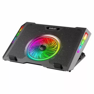 EVOLVEO Ania 16, placă de răcire pentru laptop, 5 ventilatoare, iluminare de fundal RGB EVOLVEO Ania 16, placă de răcire pentru laptop, 5 ventilatoare, iluminare de fundal RGB