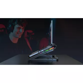 EVOLVEO Ania 16, placă de răcire pentru laptop, 5 ventilatoare, iluminare de fundal RGB EVOLVEO Ania 16, placă de răcire pentru laptop, 5 ventilatoare, iluminare de fundal RGB