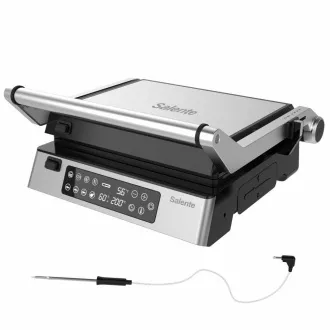 Grătar de contact Salente FlamePro cu sondă de temperatură externă