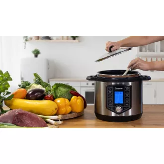 Salente Ario II, oală multifuncțională cu cuptor cu aer cald Salente Ario II, oală multifuncțională cu cuptor cu aer cald
