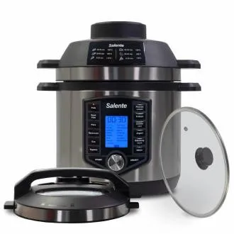 Salente Ario II, oală multifuncțională cu cuptor cu aer cald Salente Ario II, oală multifuncțională cu cuptor cu aer cald