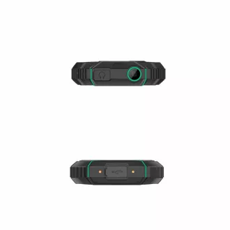 EVOLVEO StrongPhone W4, telefon Dual SIM rezistent la IP68, LCD 2.8", 2500mAh, baterie externă, negru-verde