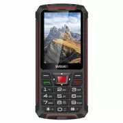 EVOLVEO StrongPhone W4, telefon rezistent la apă, rezistent la apă, Dual SIM, negru și roșu