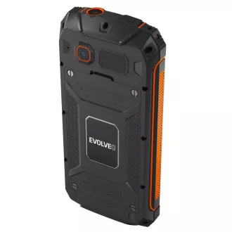 EVOLVEO StrongPhone Z6, telefon Dual SIM rezistent la IP68, LCD 2.8", 4000mAh, baterie externă, negru-portocaliu