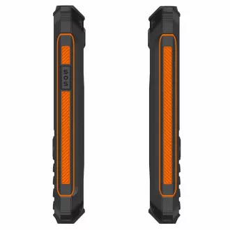 EVOLVEO StrongPhone Z6, telefon Dual SIM rezistent la IP68, LCD 2.8", 4000mAh, baterie externă, negru-portocaliu