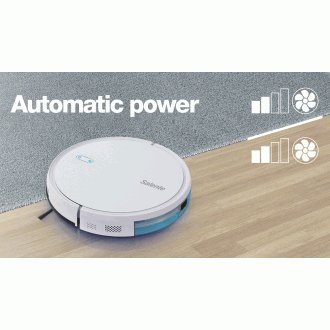 Salente G4, aspirator robotizat, ștergere cu apă, sterilizare UVC, alb