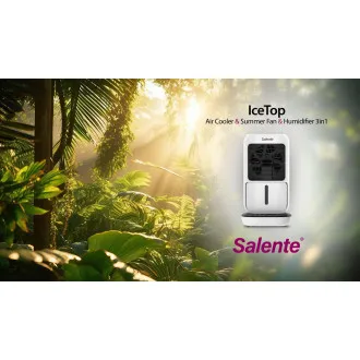 Salente IceTop, răcitor de birou 3 în 1, ventilator și umidificator, alb