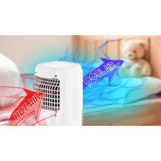 Salente IceTop, răcitor de birou 3 în 1, ventilator și umidificator, alb