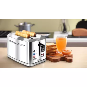 Pâine de pâine Salente ToastMax cu afișaj digital, oțel inoxidabil Pâine de pâine Salente ToastMax cu afișaj digital, oțel inoxidabil