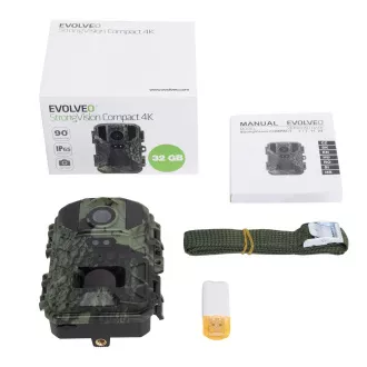 EVOLVEO StrongVision Compact 4K, cameră capcană/filmare time-lapse 32GB