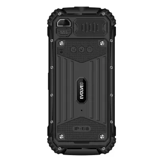 EVOLVEO StrongPhone Q1, telefon Dual SIM rezistent la IP68, LCD 2.4", 1800mAh, negru