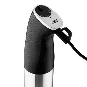 Blender de mână multifuncțional Salente Mixxo 3 în 1, 1200 W, oțel inoxidabil, negru